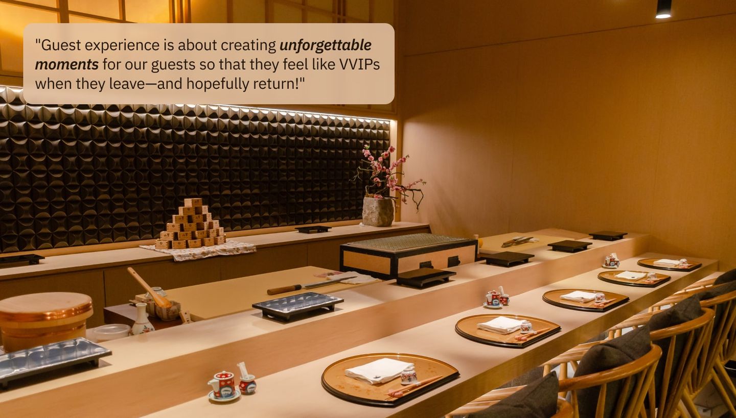 "Guest experience is about creating unforgettable moments for our guests so that they feel like VVIPs when they leave—and hopefully return!" concludes Mr. Barbasa.