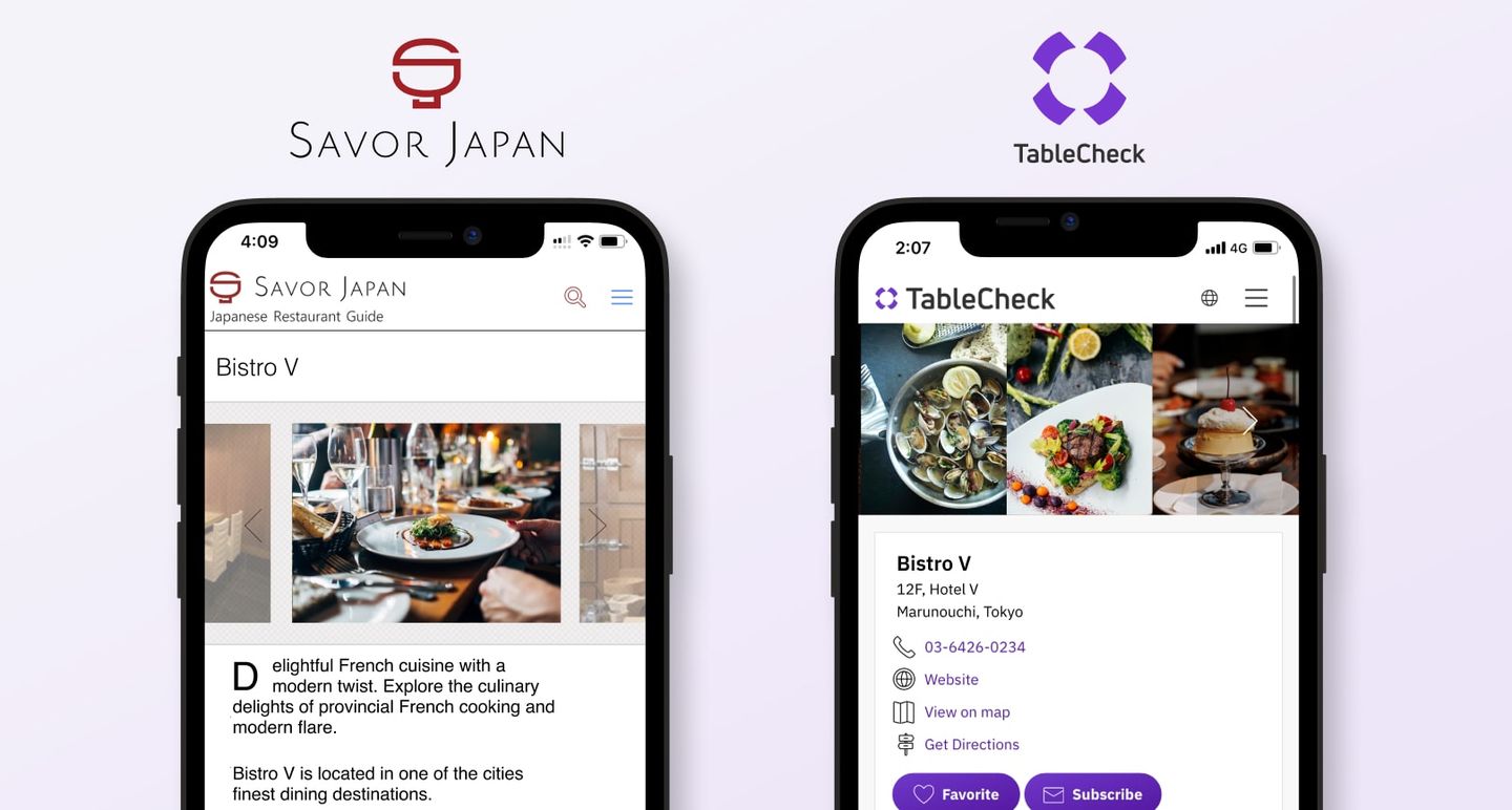 Savor Japan and TableCheck partnership