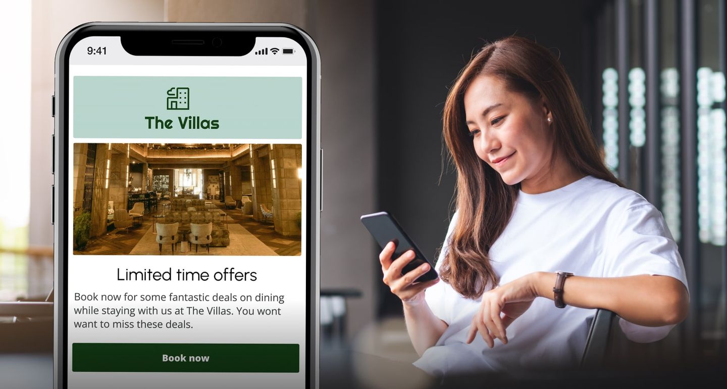 Hotel restaurants can send automated EDMs to their target audience in one single email blast