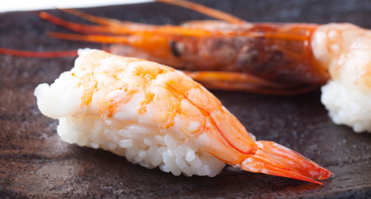 Shrimp sushi