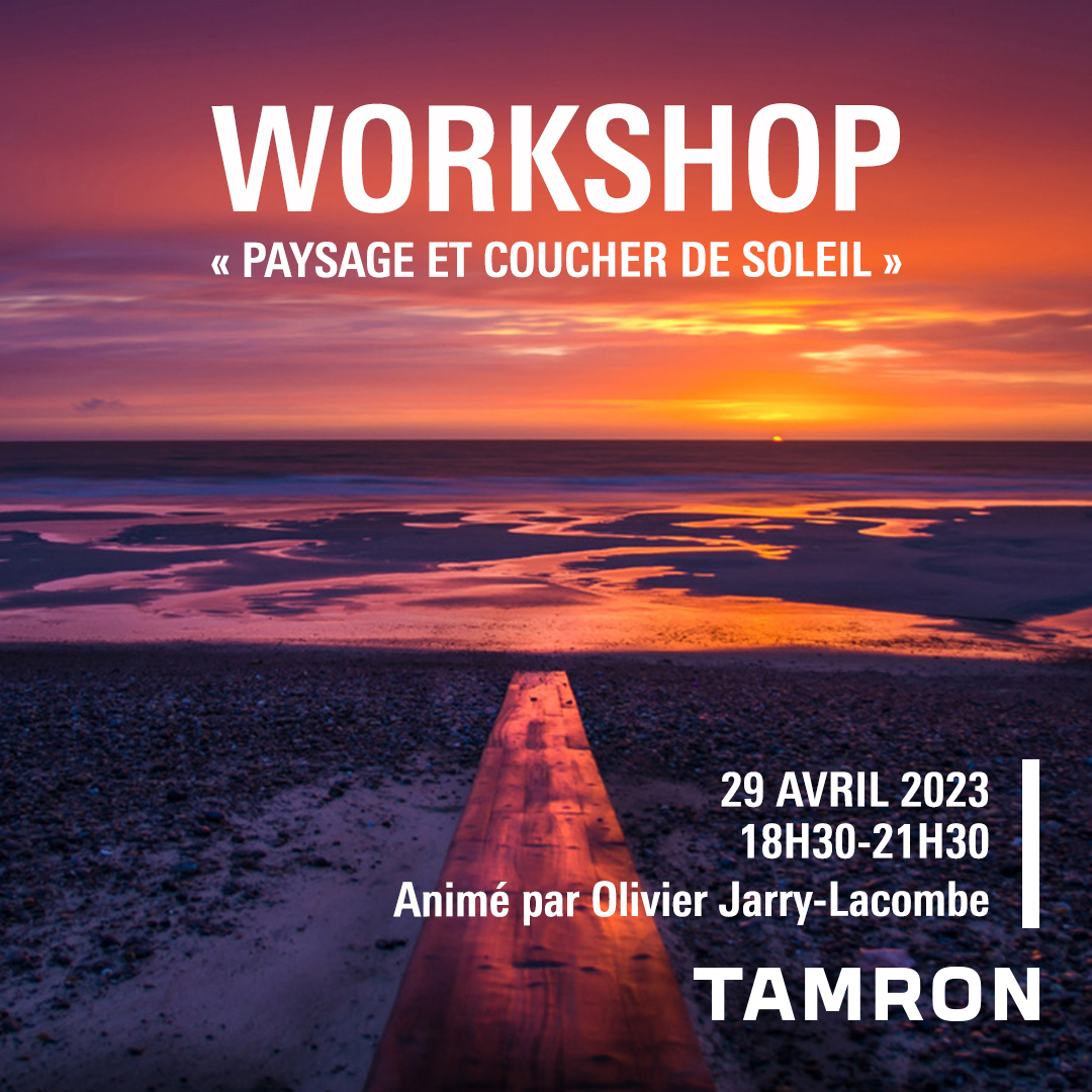 Masterclass « Paysage et Coucher de soleil »
