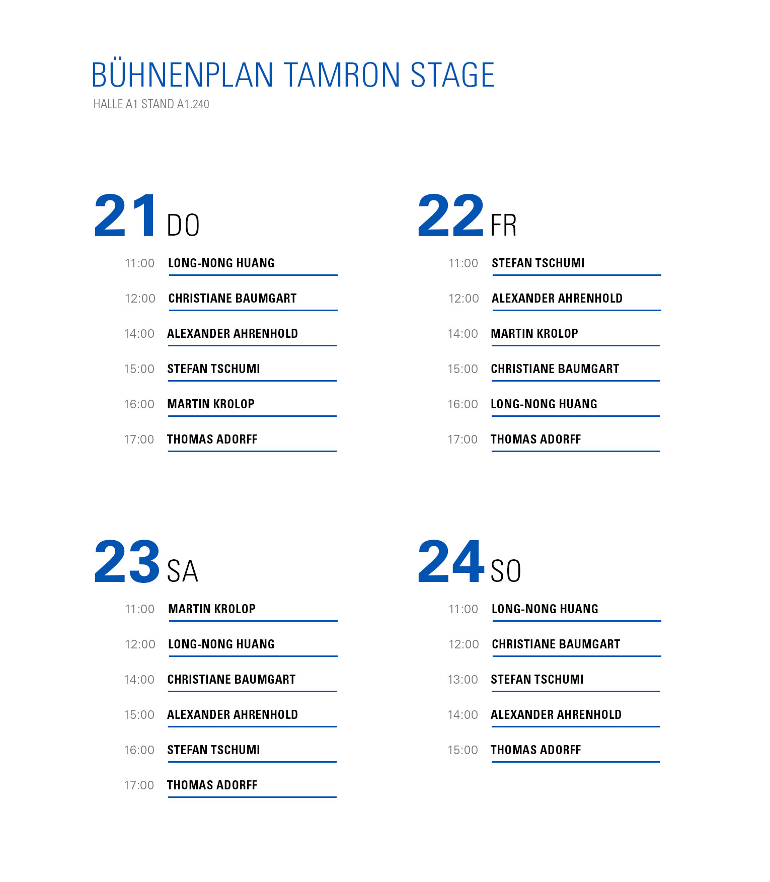 Unser Vortragsprogramm auf der Photopia 2023