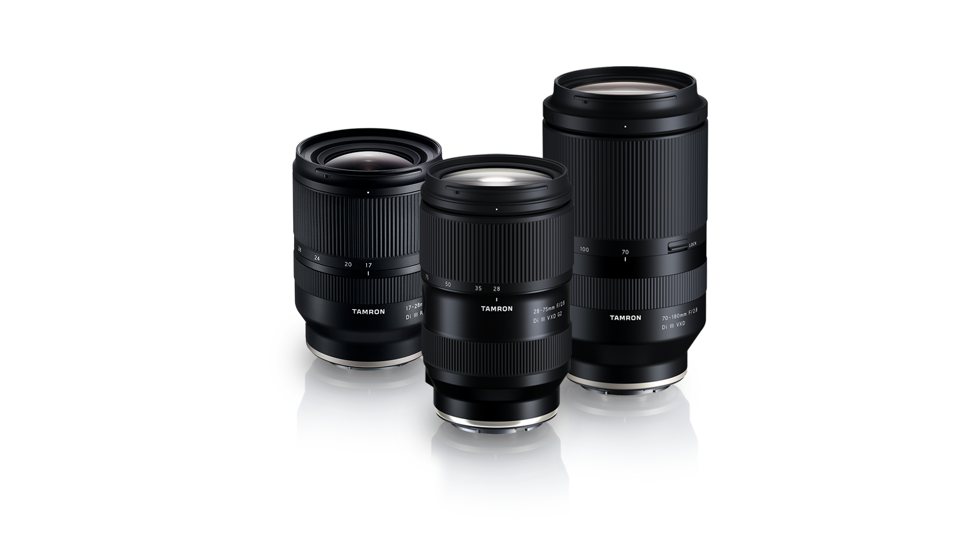 Versatile lenses with a uniform filter size