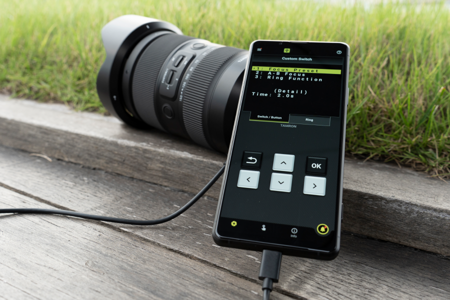 TAMRON announces development of TAMRON Lens Utility Mobile for Android OS; users can tune lens features in the field via a smartphone