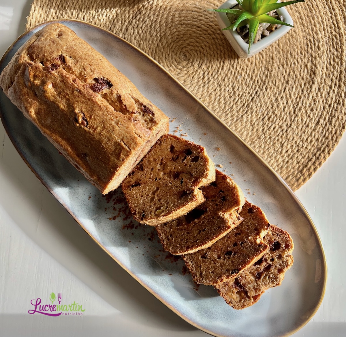Budin de banana