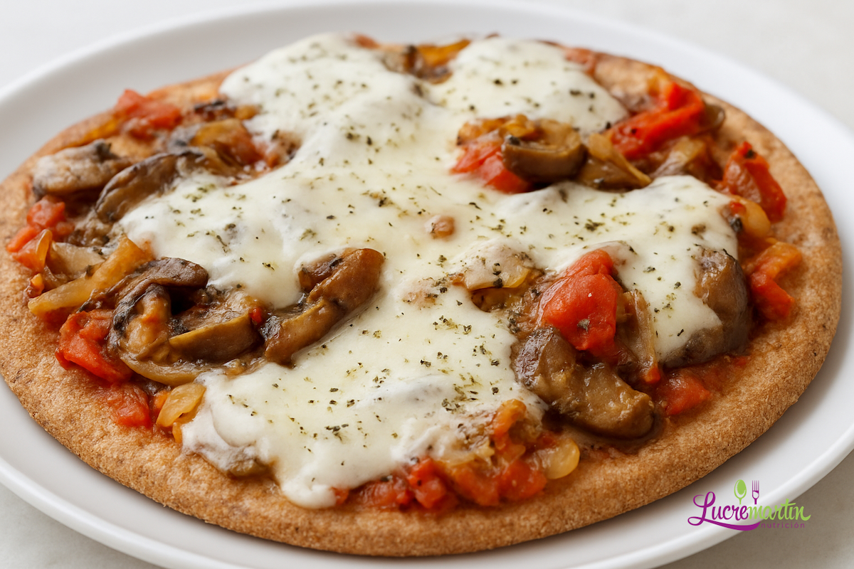 Pizza de berenjenas