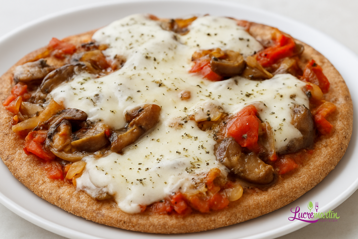 Pizza de berenjenas