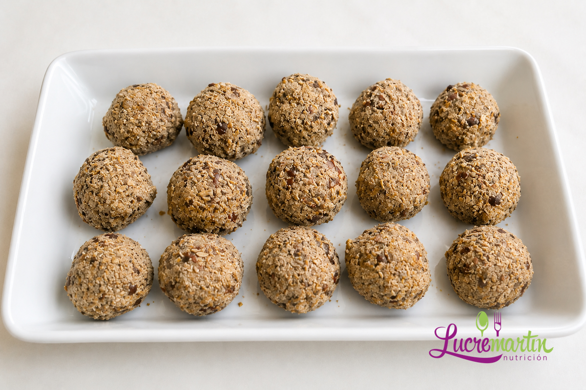 Albóndigas de lentejas y avena