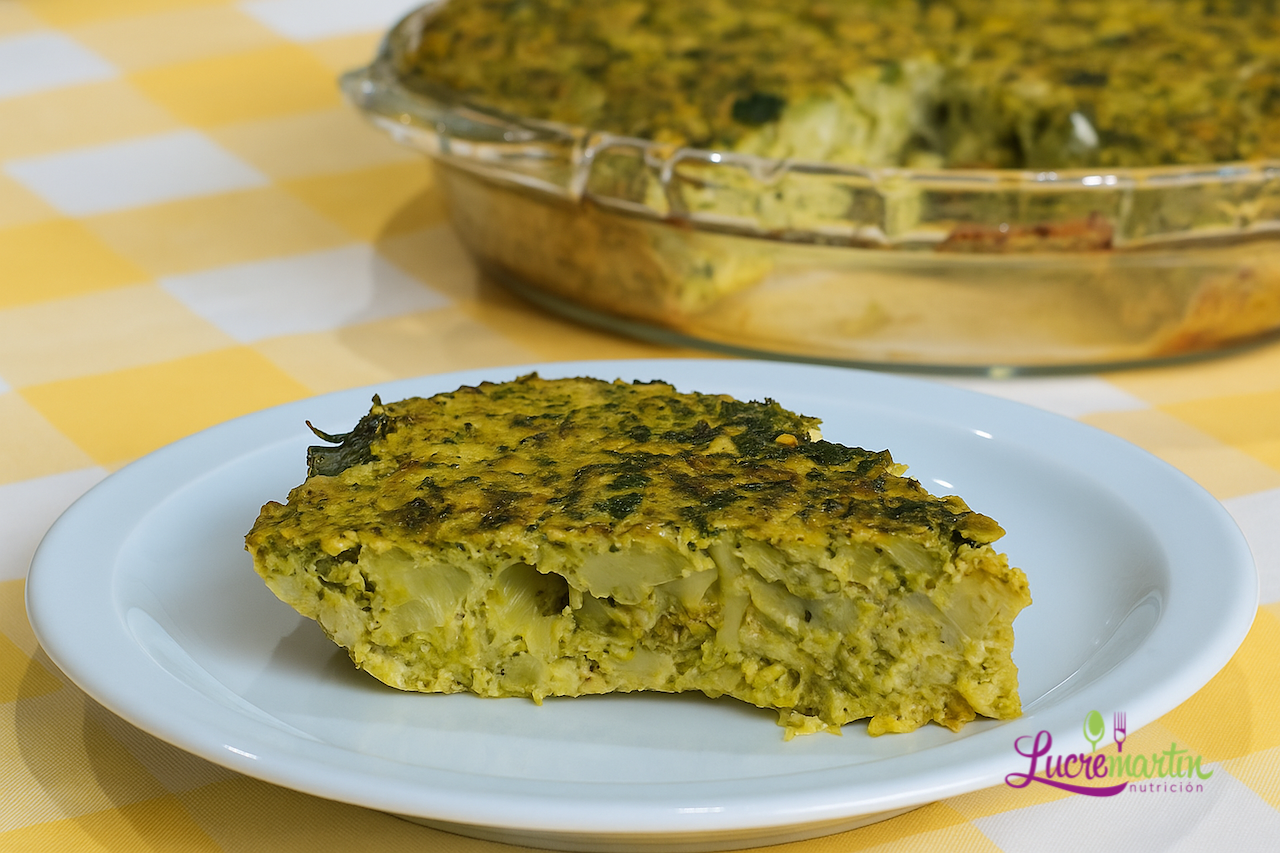 Budín de brócoli