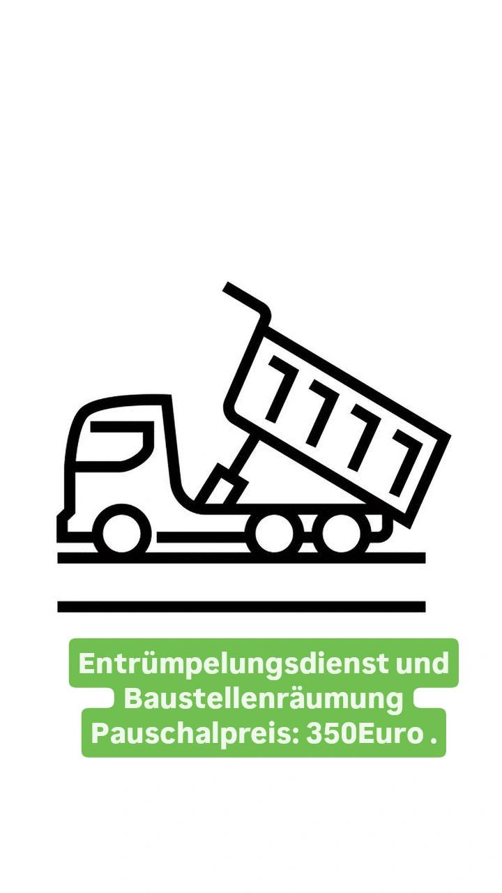 Bild von Anzeige: Entrümpelungsdienst und Baustellenräumung Hochdruckreinigen