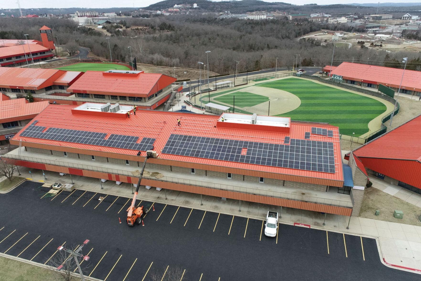 Ballparks of America’s Red Roofs ‘Go Green’