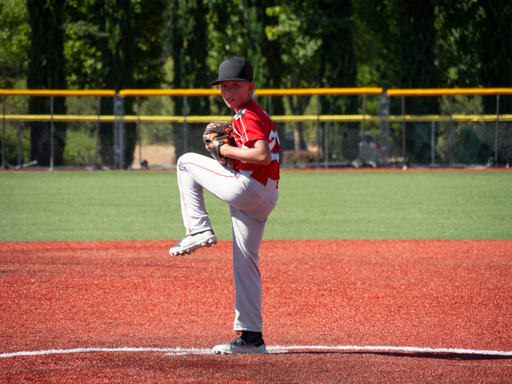 Youth Baseball Pitcher