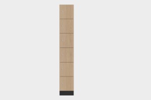 Functionals Aquarius lockerkast hout