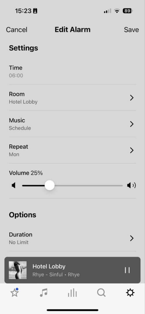 Comment programmer de la musique sur Sonos à l'aide de la fonction d'alarme | Modifier l'alarme, définir le volume