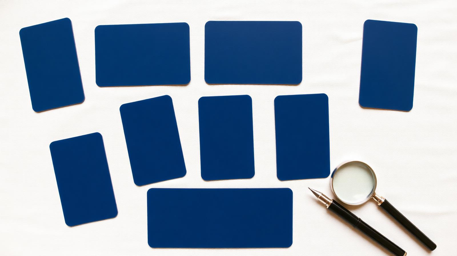 Différentes cartes administratives disposées en grille, illustrant les types de titres de séjour