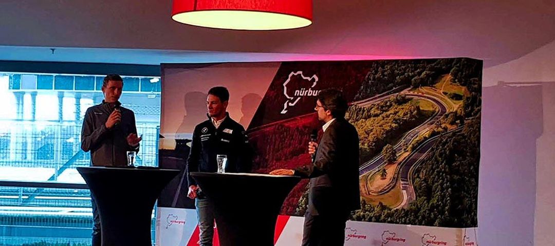 Christian Knees am Nürburgring: Radprofi im Pressegespräch