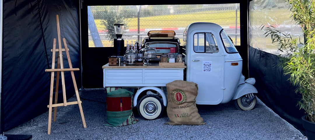 Coffee bar at the Expo
