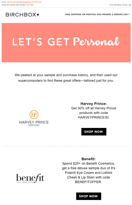 Offre Birchbox