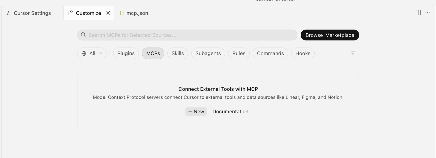 Open-Config-File-MCP-Installation