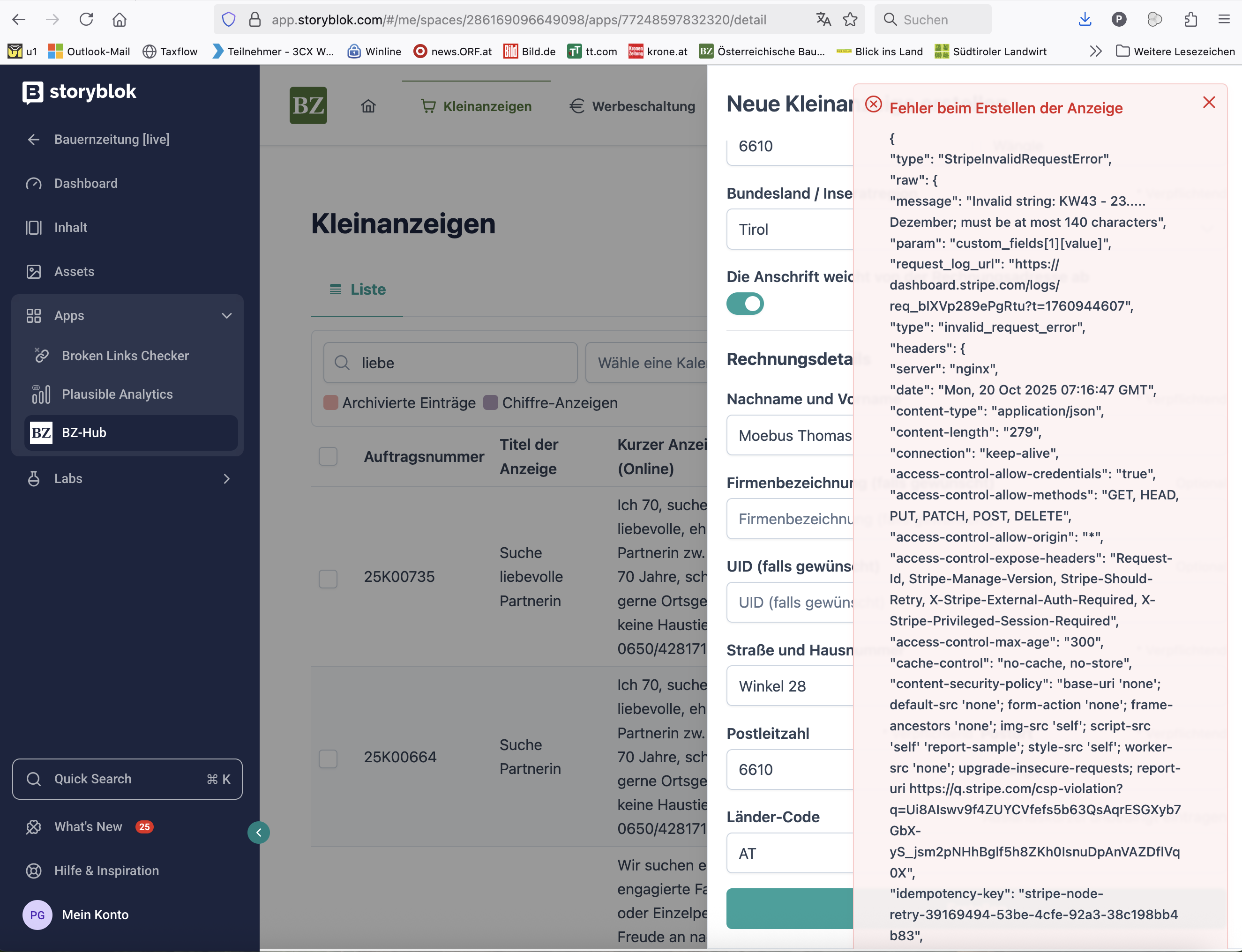 Bild von Anzeige: Große KAZ