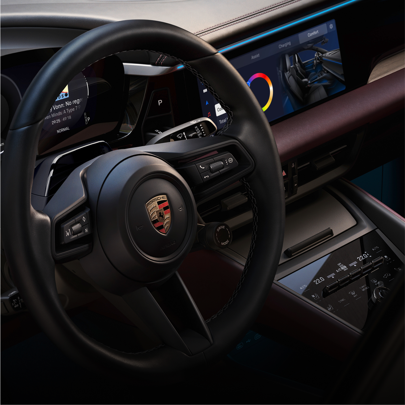 Porsche Macan Electric cockpit