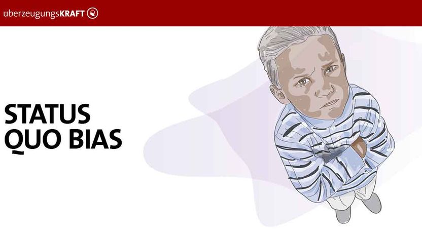 Status quo Bias: Warum die Macht der Gewohnheit andere psychologische Prinzipien auf den Kopf stellt