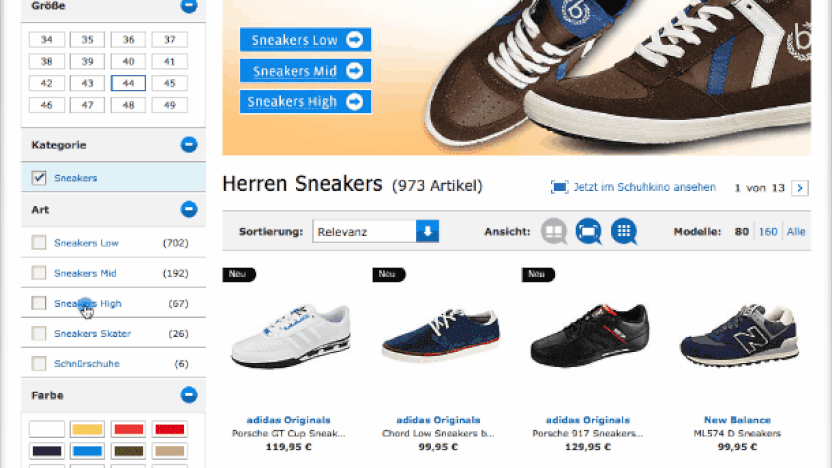12 Praxistipps: Conversion Optimierung mit Facettensuche & Filternavigation