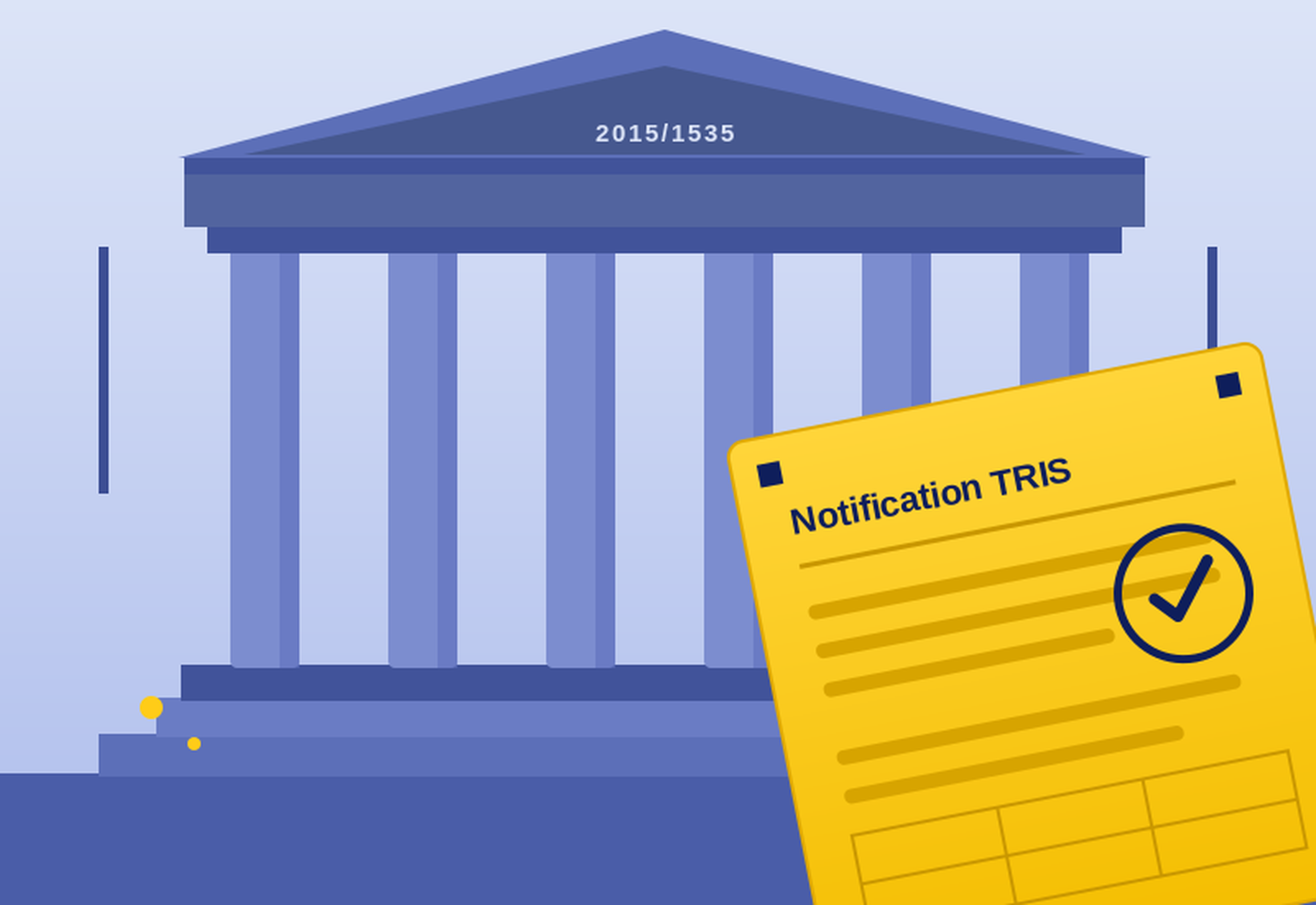 Notifications TRIS : facade institutionnelle et notification europeenne