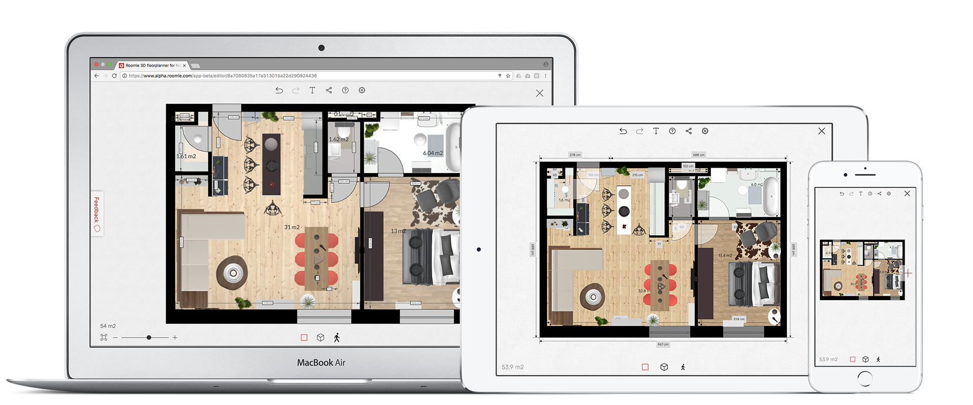 Written articles and video tutorials on how to use Roomle
