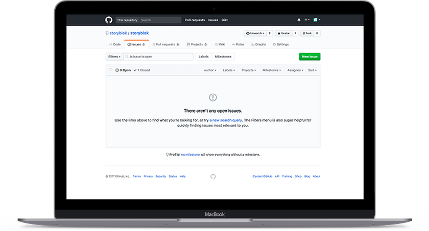 Navigate to the Issues Tab