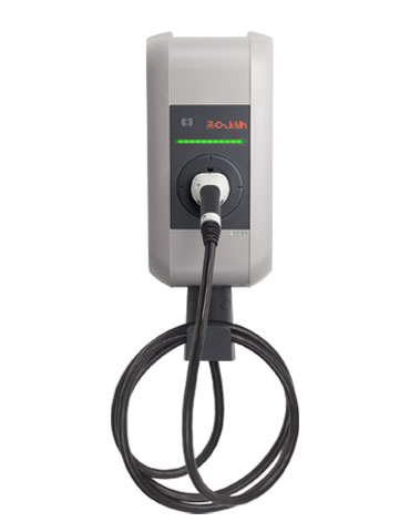 Nouvelle borne de recharge conforme à la loi allemande sur la mesure et l'étalonnage KEBA KeContact P30 ME avec câble de recharge fixe