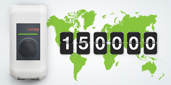 KEBA KeContact P30 con oltre 150.000 esemplari è una delle tre stazioni di ricarica più vendute al mondo.