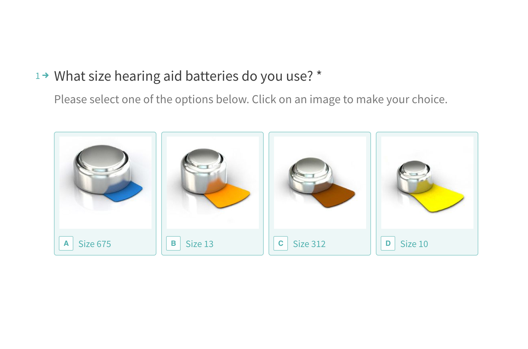 Hearing Aid Battery Survey Hearing Aid Battery Survey