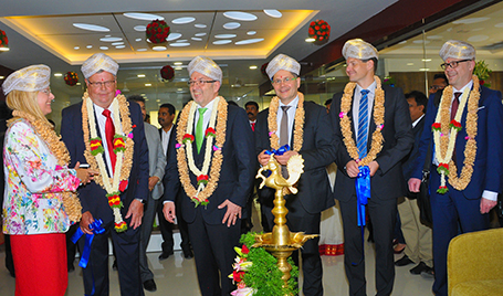 officially opened the joint branch office at Bangalore. officially opened the joint branch office at Bangalore.