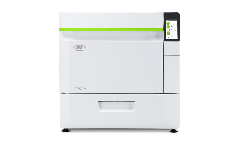 Laveur-désinfecteur thermique Thed, vue de face, sur fond blanc. Laveur-désinfecteur thermique Thed, vue de face, sur fond blanc.