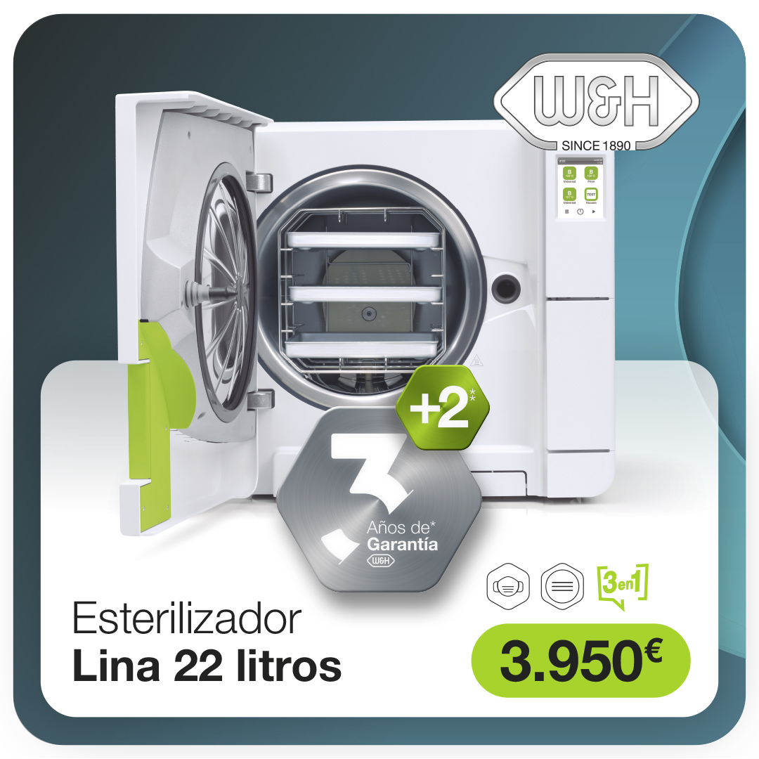 Esterilizadores W&H 2en1 con 3 Años de Garantía Esterilizadores W&H 2en1 con 3 Años de Garantía