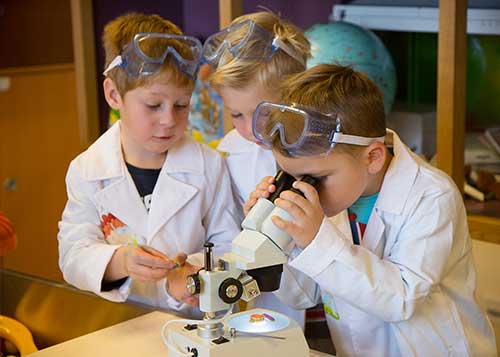 Investigating scientific questions using all the senses (Photo: Chris Hofer) Investigating scientific questions using all the senses (Photo: Chris Hofer)