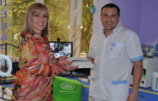 Margarita Toteva (W&H Bulgaria), Dr. Emanuil Stoev Margarita Toteva (W&H Bulgaria), Dr. Emanuil Stoev