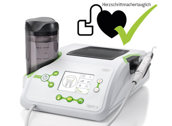 Tigon+: Gentle on sensitive teeth and safe for use on patients with cardiac pacemakers without any concerns Tigon+: Gentle on sensitive teeth and safe for use on patients with cardiac pacemakers without any concerns