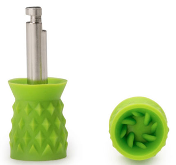 Cupules prophy souples / vert pomme Cupules prophy souples / vert pomme