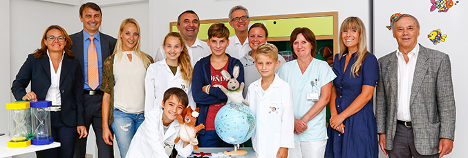 Discovery corner in Schwarzach hospital Discovery corner in Schwarzach hospital