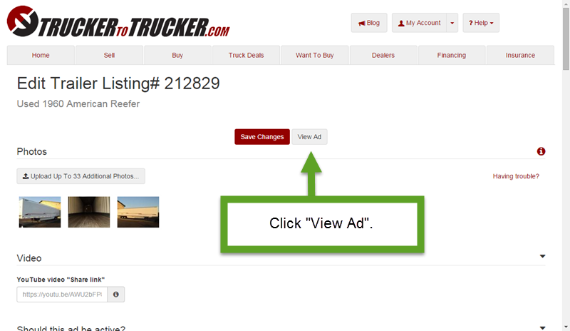 Training - View Ad