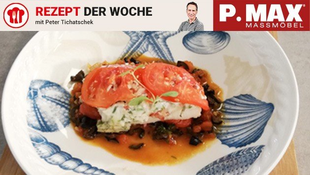 Gestapelter Kräuterfisch