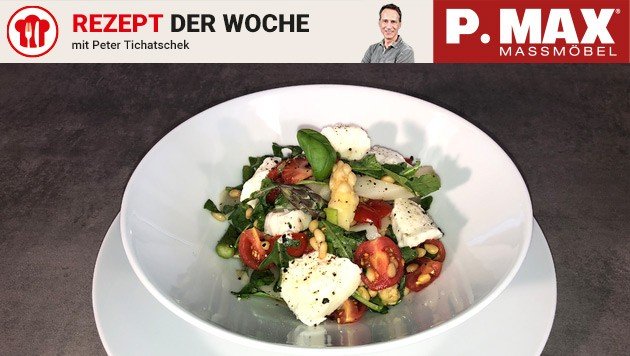 Frischer Spargelsalat