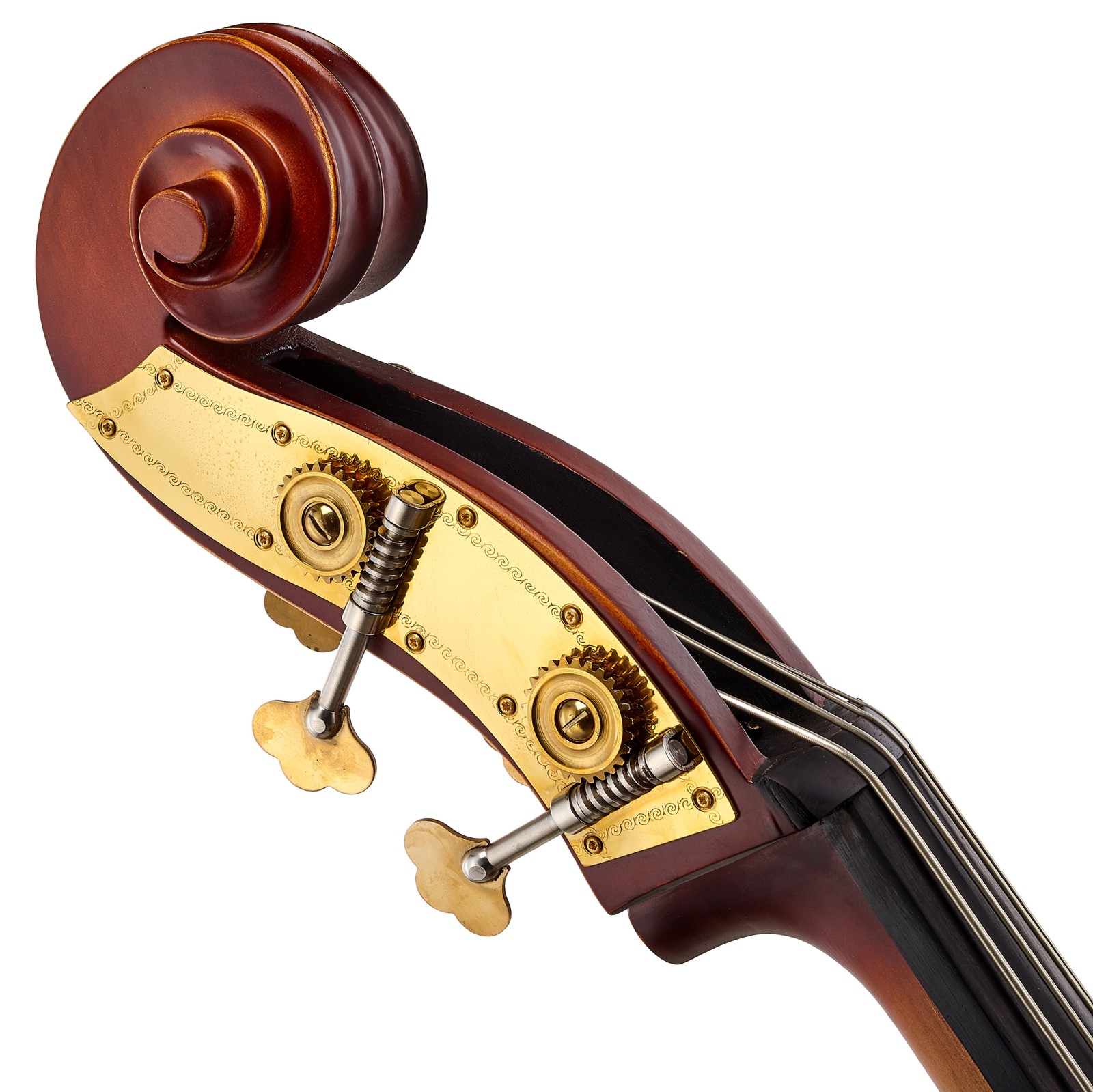 golden double bass tuners