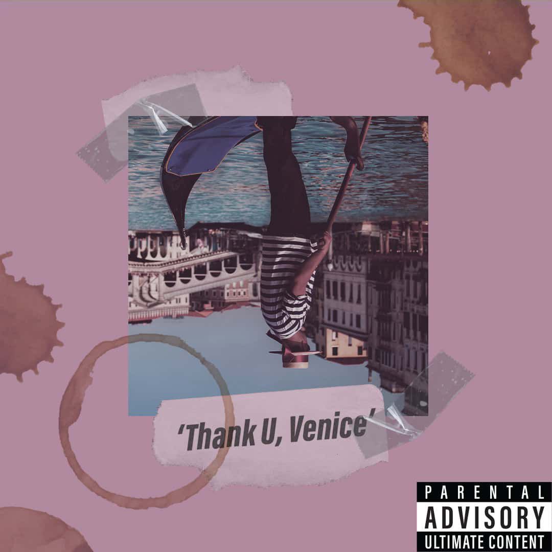 satire album cover for venice, italy