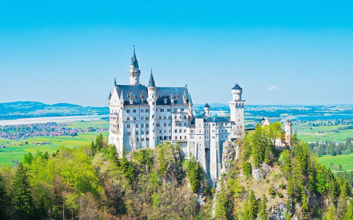 Neuschwanstein Castle in Germany.