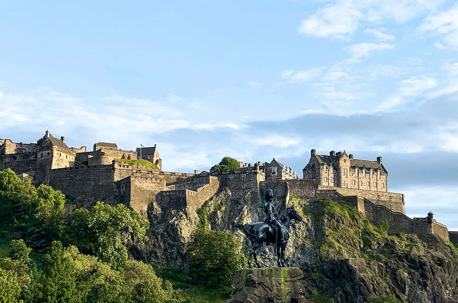 Edinburgh Castle in Scotland.