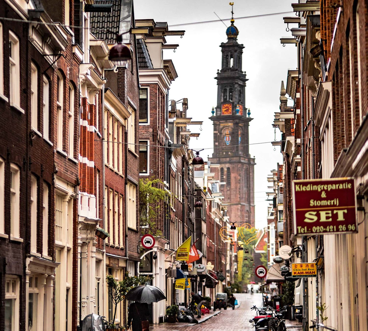 The Jordaan neighborhood in Amsterdam.