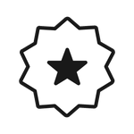 A star icon